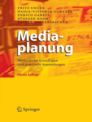 cover image of Mediaplanung